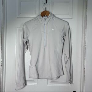 Nike Women's Light Gray Hoodie